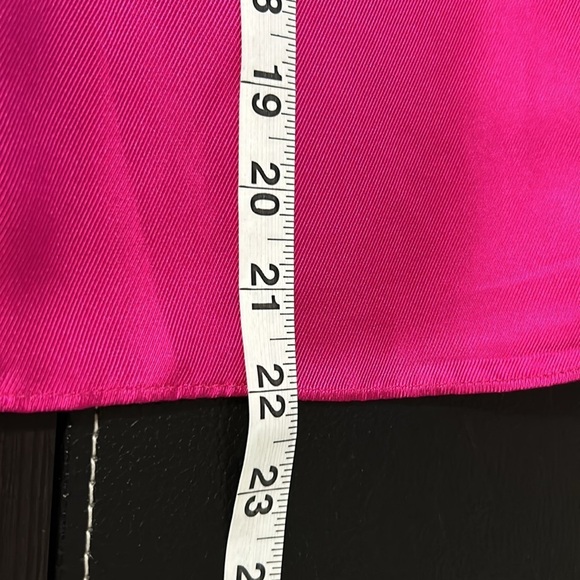 Marc by Marc Jacobs Blouse SILK Sleeveless Top Pleated Accents Pink Sz S - Picture 10 of 10